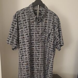 DIXXON Party  Button Down Shirt MENS XL Jack Daniels,Indian Motorcycle,